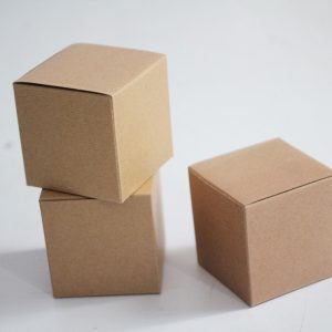 Kraft Gift Boxes - 4x4x4 inch, Set of 10